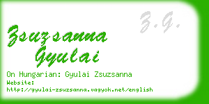 zsuzsanna gyulai business card